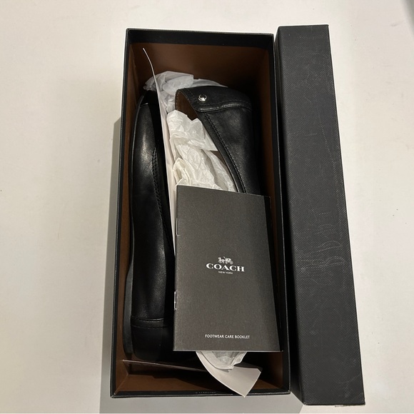Coach Chelsea Matte Calf Black Ballet Flats (Size 6) with Box - Picture 6 of 9